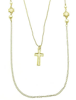 NECKLACE  CLN3903GDWHT