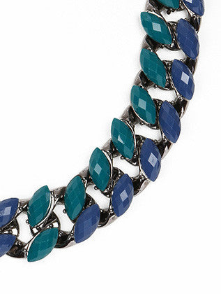 NECKLACE  CLN3908BNBLU - Scarvesnthangs
 - 3