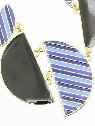 NECKLACE  CLN6262GDBLU - Scarvesnthangs
 - 3