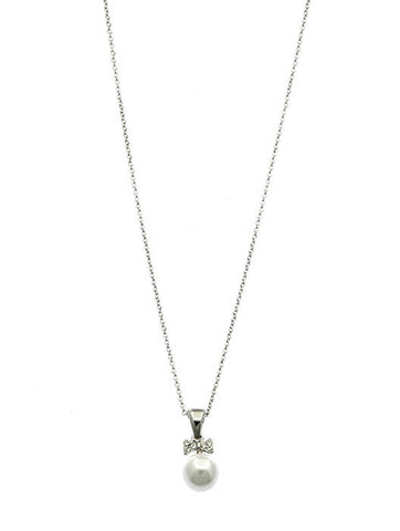 NECKLACE  CLN6294NRDWHT - Scarvesnthangs
 - 2