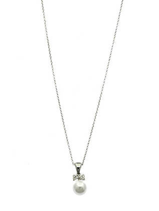 NECKLACE  CLN6294NRDWHT