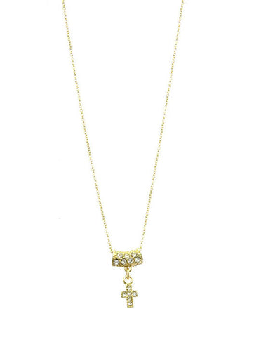 NECKLACE  CLN6296NGDCLR - Scarvesnthangs
 - 2