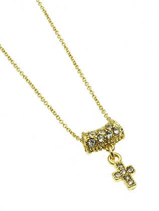 NECKLACE  CLN6296NGDCLR - Scarvesnthangs
 - 3