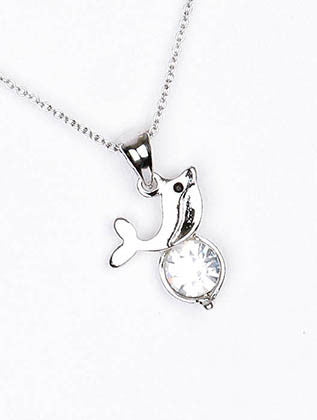 NECKLACE  CLN6327RDCLR - Scarvesnthangs
 - 3