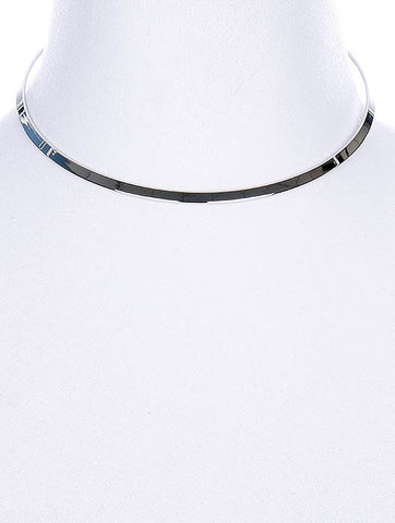 NECKLACE  CLN708730NRDSIV - Scarvesnthangs
 - 2