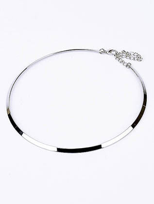 NECKLACE  CLN708730NRDSIV - Scarvesnthangs
 - 3