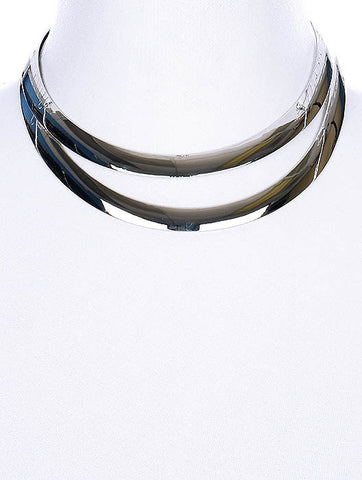 NECKLACE  CLN72826RDSIV - Scarvesnthangs
 - 2