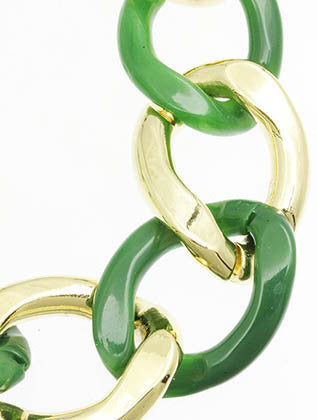 NECKLACE  CLN9011038GDGRN - Scarvesnthangs
 - 3