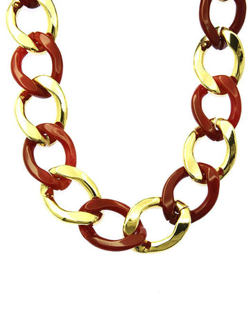 NECKLACE  CLN9011038GDRED - Scarvesnthangs
 - 2