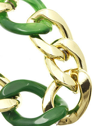 NECKLACE  CLN9011047GDGRN - Scarvesnthangs
 - 3