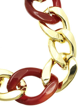 NECKLACE  CLN9011047GDRED - Scarvesnthangs
 - 3