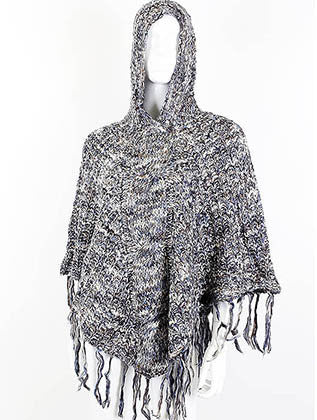 SCARF   HOODED  COF99595BLU