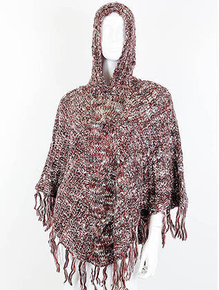 SCARF   HOODED  COF99595RED