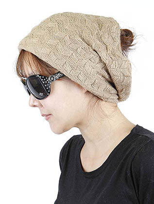 SCARF   KNIT NECK WAMMER  COF99668BRO - Scarvesnthangs
 - 3