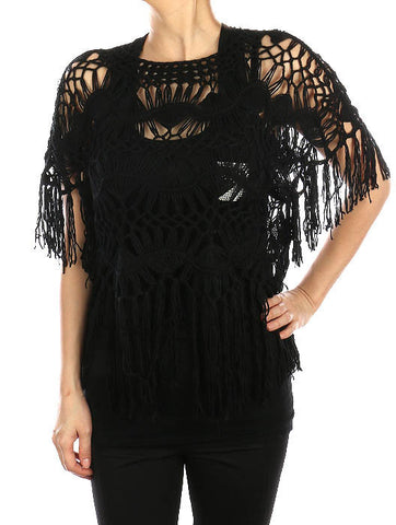 SCARF   CROCHET  COF99716BLK - Scarvesnthangs
 - 2