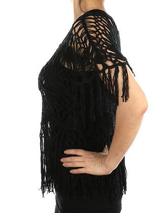 SCARF   CROCHET  COF99716BLK - Scarvesnthangs
 - 3