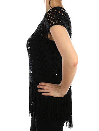 SCARF   CROCHET  COF99718BLK - Scarvesnthangs
 - 3