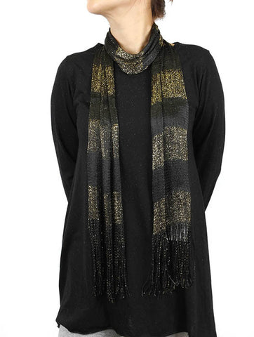 SCARF   FASHION BELT  COF99795GDBLK - Scarvesnthangs
 - 2