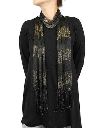 SCARF   FASHION BELT  COF99795GDBLK