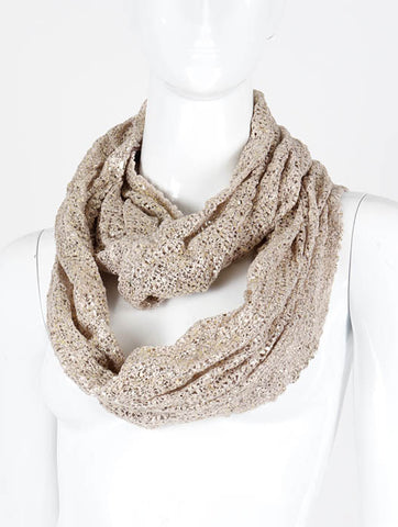 SCARF   CROCHETED  DAF0508BEG - Scarvesnthangs
 - 2
