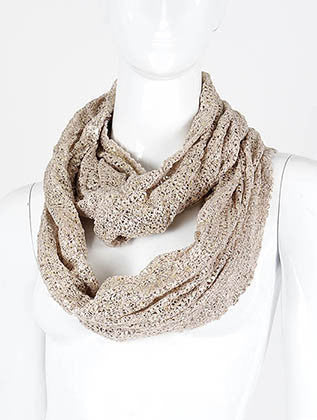 SCARF   CROCHETED  DAF0508BEG