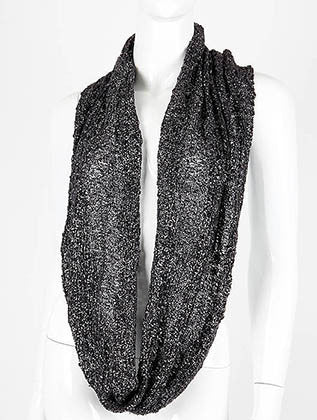 SCARF   CROCHETED  DAF0508BLK - Scarvesnthangs
 - 3