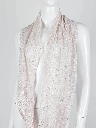 SCARF   CROCHETED  DAF0508PNK - Scarvesnthangs
 - 3