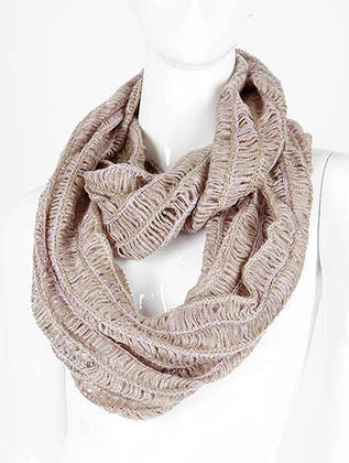 SCARF   CROCHETED  DAF1015BEG - Scarvesnthangs
 - 1