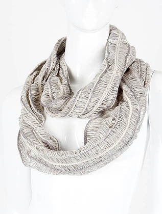 SCARF   CROCHETED  DAF1015IVY