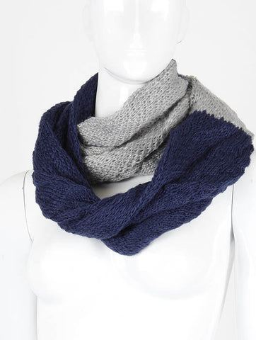 SCARF   DOUBLE LAYERED  DAF11571BLU - Scarvesnthangs
 - 2