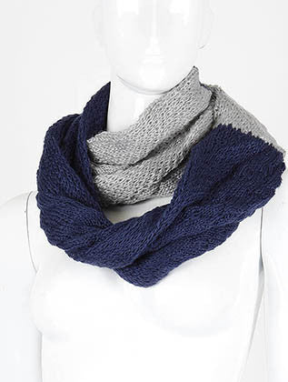 SCARF   DOUBLE LAYERED  DAF11571BLU