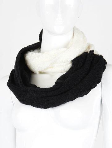 SCARF   DOUBLE LAYERED  DAF11571WHT - Scarvesnthangs
 - 2