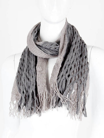 SCARF   TWO IN ONE  DAF2071GRY - Scarvesnthangs
 - 2