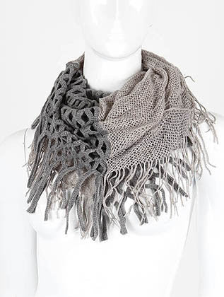 SCARF   TWO IN ONE  DAF2071GRY - Scarvesnthangs
 - 3