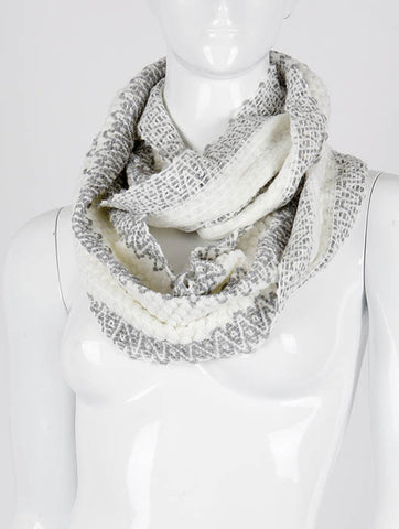 SCARF   CROCHETED  DAF3143WHT - Scarvesnthangs
 - 2