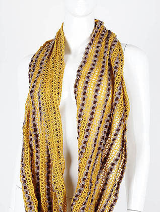 SCARF   KNITTED  DAF3194YEW - Scarvesnthangs
 - 3