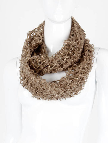 SCARF   CROCHETED  DAF4002BRO - Scarvesnthangs
 - 2
