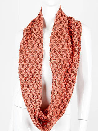 SCARF   KNITTED  DAF4664PNK - Scarvesnthangs
 - 3