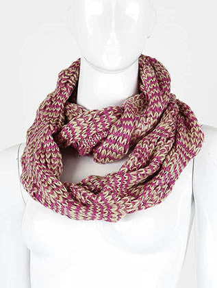 SCARF   KNITTED  DAF4906PNK