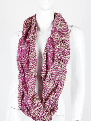 SCARF   KNITTED  DAF4906PNK - Scarvesnthangs
 - 3