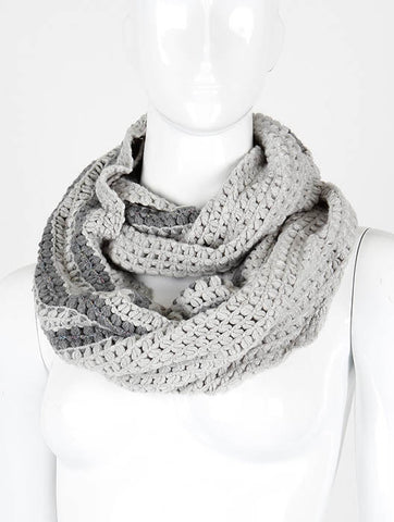SCARF   KNITTED  DAF4909GRY - Scarvesnthangs
 - 2