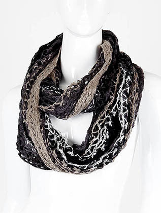 SCARF   HAND-DYED  DAF6455BLK