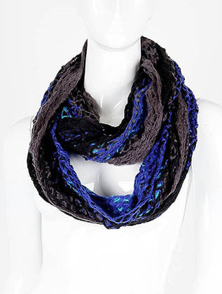 SCARF   HAND-DYED  DAF6455BLU