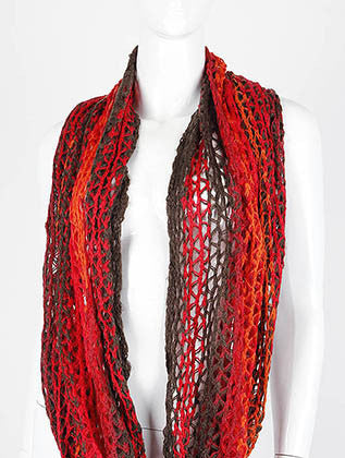 SCARF   HAND-DYED  DAF6455BUR - Scarvesnthangs
 - 3