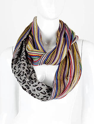 SCARF   REVERSIBLE  DAF6487BLK - Scarvesnthangs
 - 1