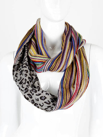 SCARF   REVERSIBLE  DAF6487BLK - Scarvesnthangs
 - 2