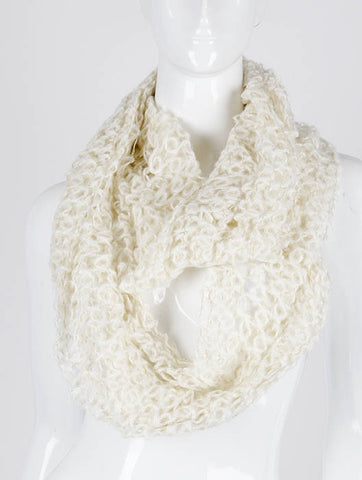 SCARF   KNITTED  DAF7852WHT - Scarvesnthangs
 - 2