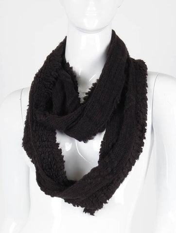 SCARF   KNITTED  DAF9904BLK - Scarvesnthangs
 - 2