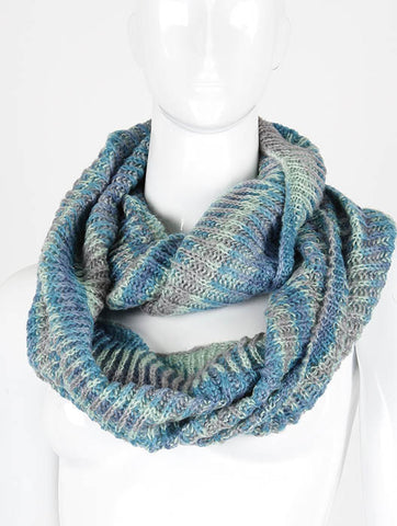 SCARF   KNITTED  DAF99317BLU - Scarvesnthangs
 - 2