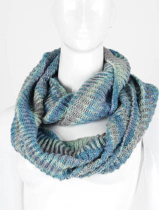 SCARF   KNITTED  DAF99317BLU